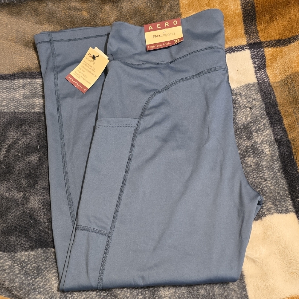 XL Aeropostale Flex Leggings in Slate Blue